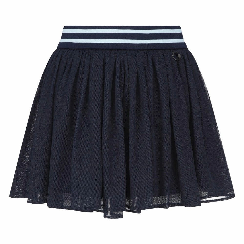 WAAC Mesh Gather Band Golf Skort Dark Navy - FW24 Women Crossback Strap