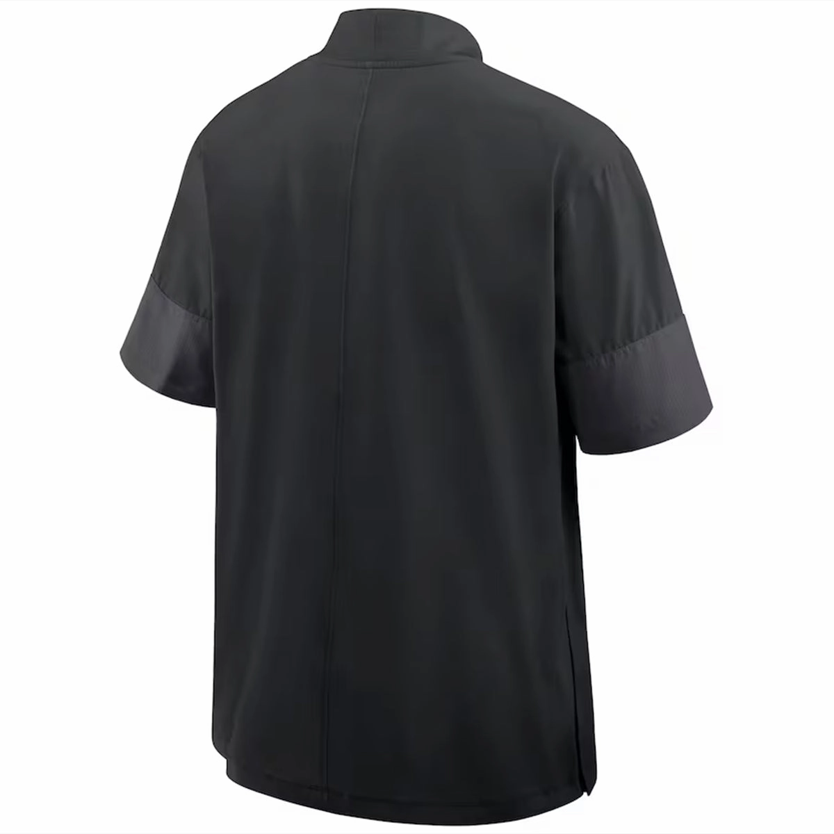 NonBulkyLayering Transitional Wear Nike Men's Seminole Logo Lightweight Short Sleeve Coach's Jacket - Black