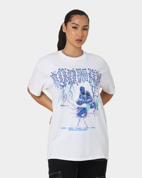 Rodman Brand Broken Glass T-Shirt White Comfort and Ease