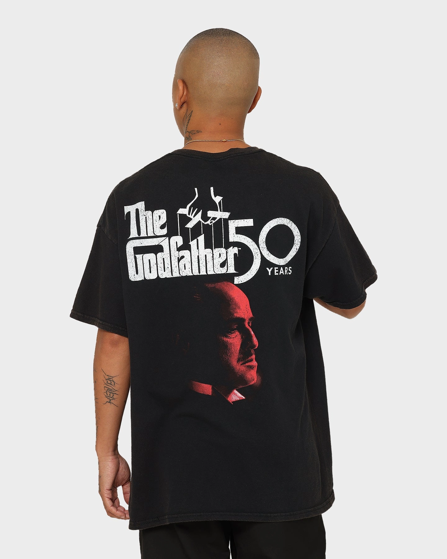 All-Season Comfort UV Protection Fabric American Thrift X The Godfather The Godfather Movie Vintage T-Shirt Black Wash