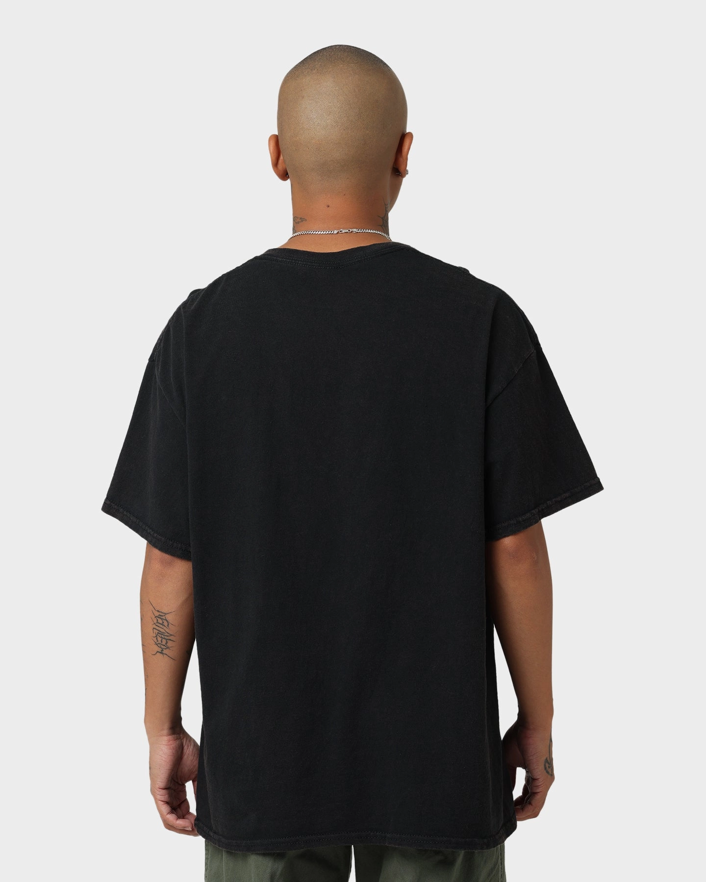 Goat Crew Earfquake Skull Vintage T-Shirt Black Wash Cool Layering