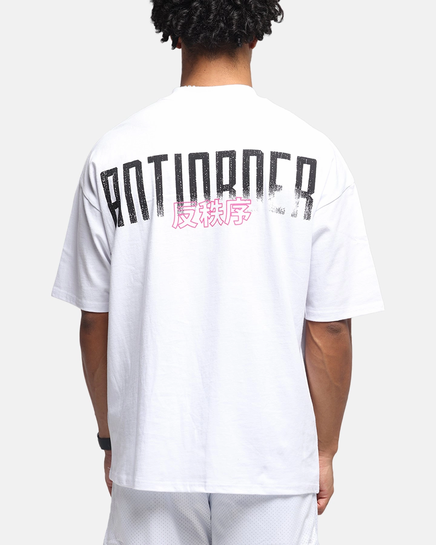 The Anti Order Ryuken Mock Neck T-Shirt White Everyday Comfort