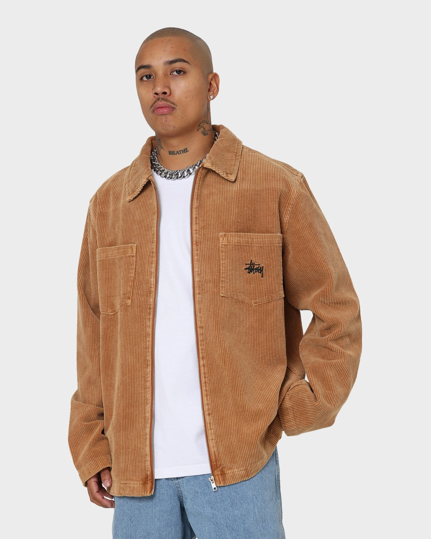 Adjustable Drawstring Waist Container Stussy Tyler Corduroy Jacket Hazel