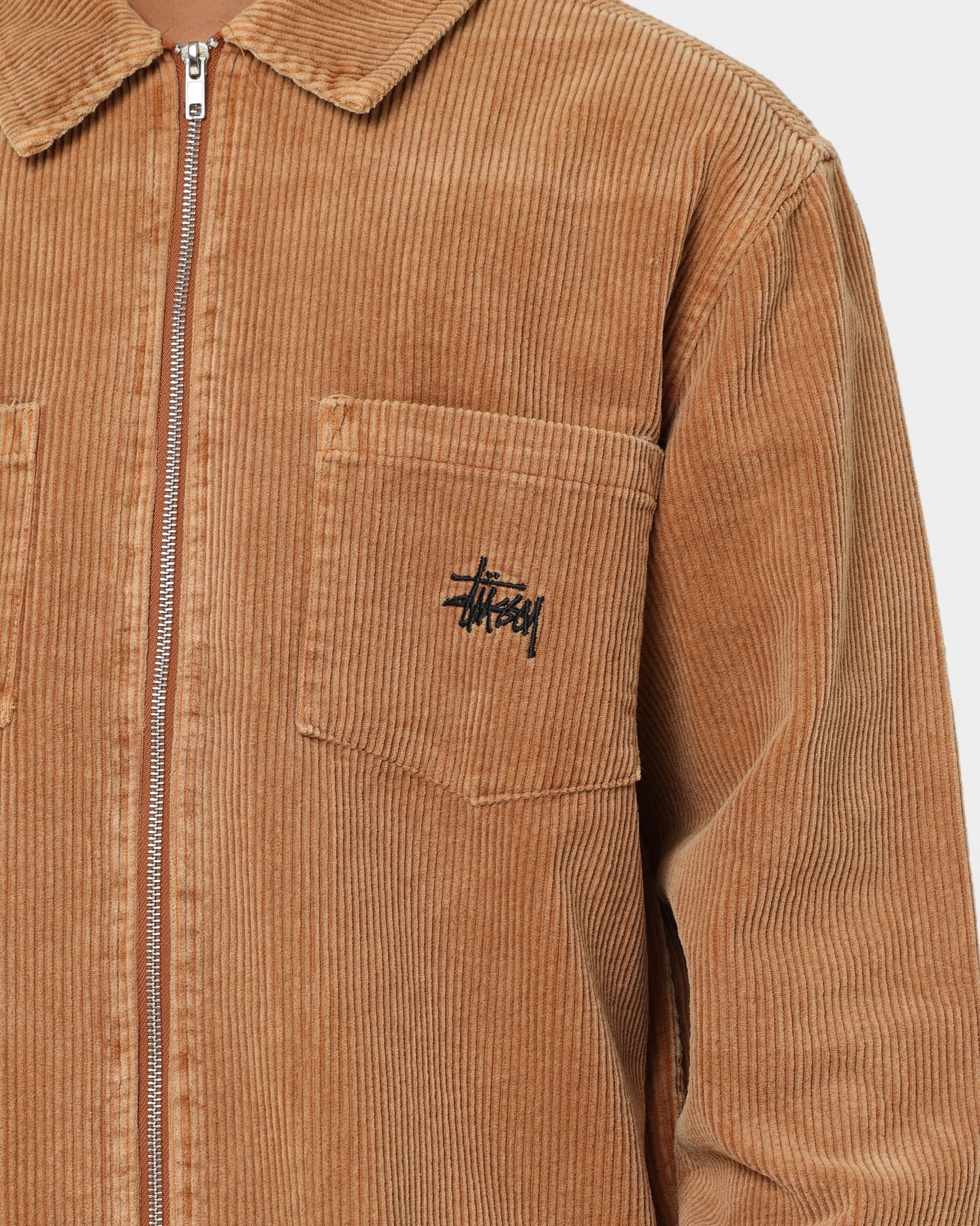 WaterResistantCoating suitable for land sports Stussy Tyler Corduroy Jacket Hazel