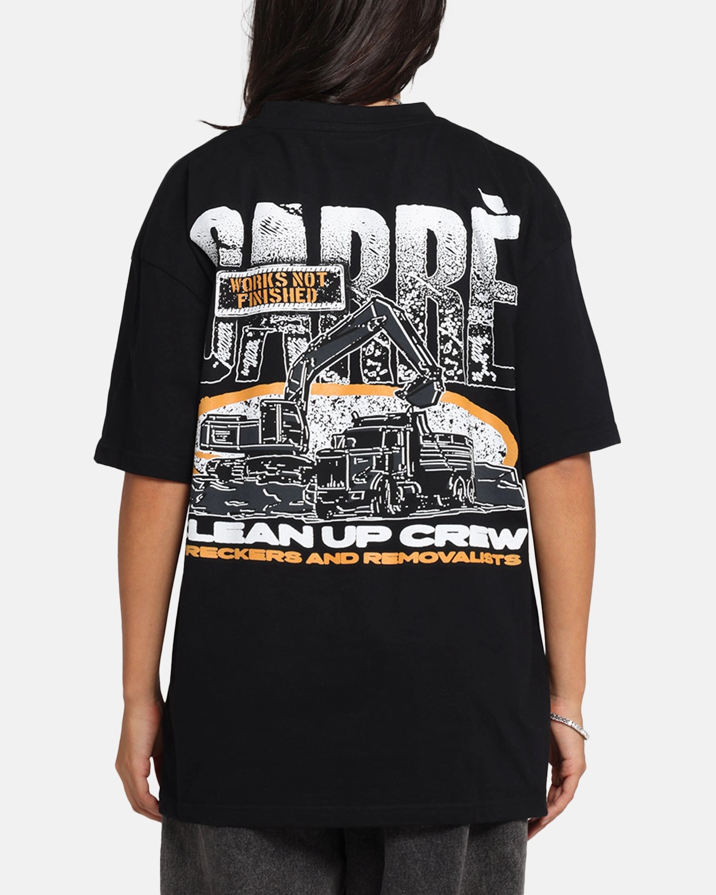 Carre Clean Up Crew T-Shirt Black Fresh Trend
