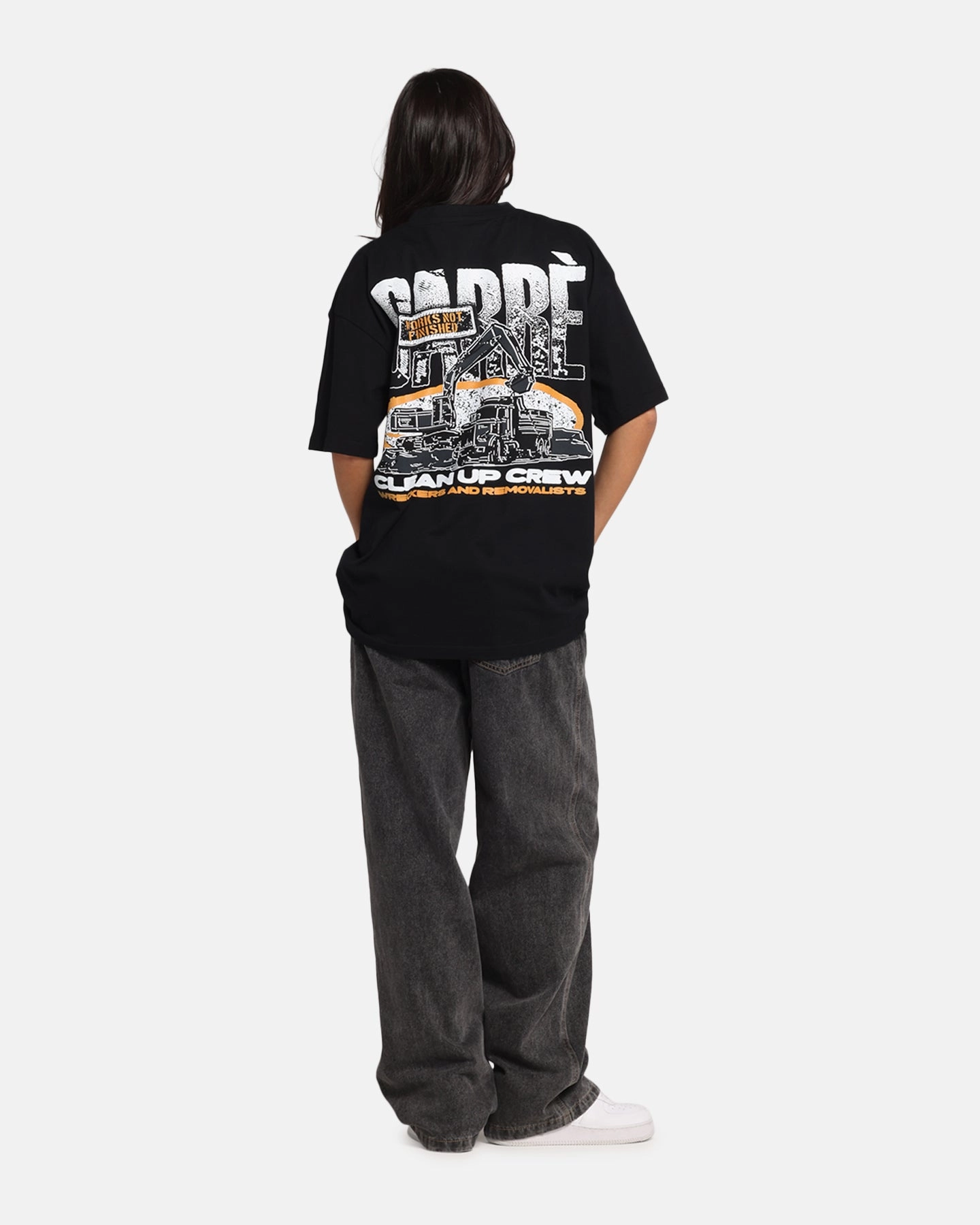 Airflow Ventilation System Carre Clean Up Crew T-Shirt Black