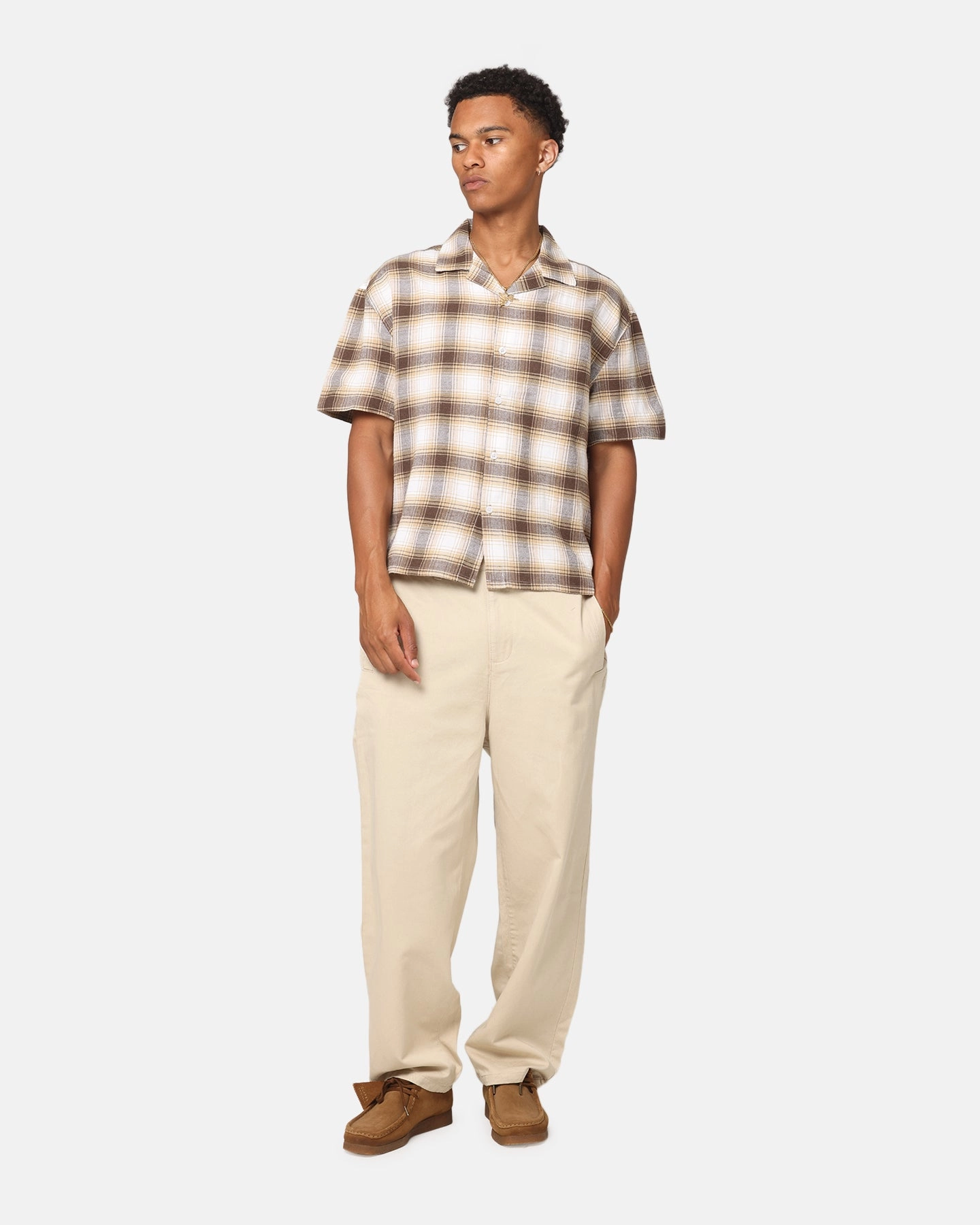 Carre C-Track Pant Khaki smooth zipper Seasonal Basic