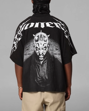 MicroPiqueKnit Sporty and Cool Loiter Star Wars Maul Vintage T-Shirt Black