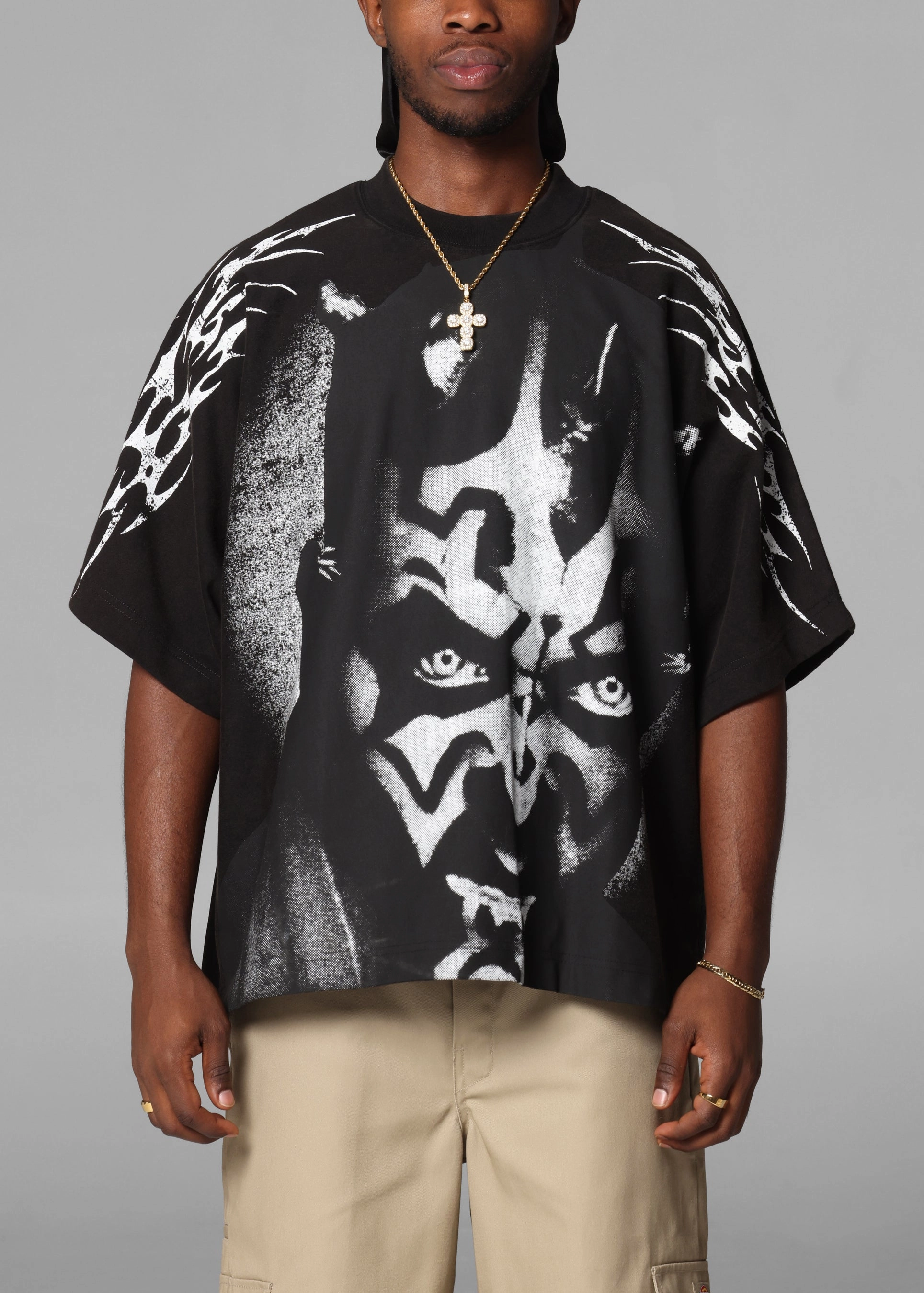 Loiter Star Wars Maul Vintage T-Shirt Black BreathableFabric