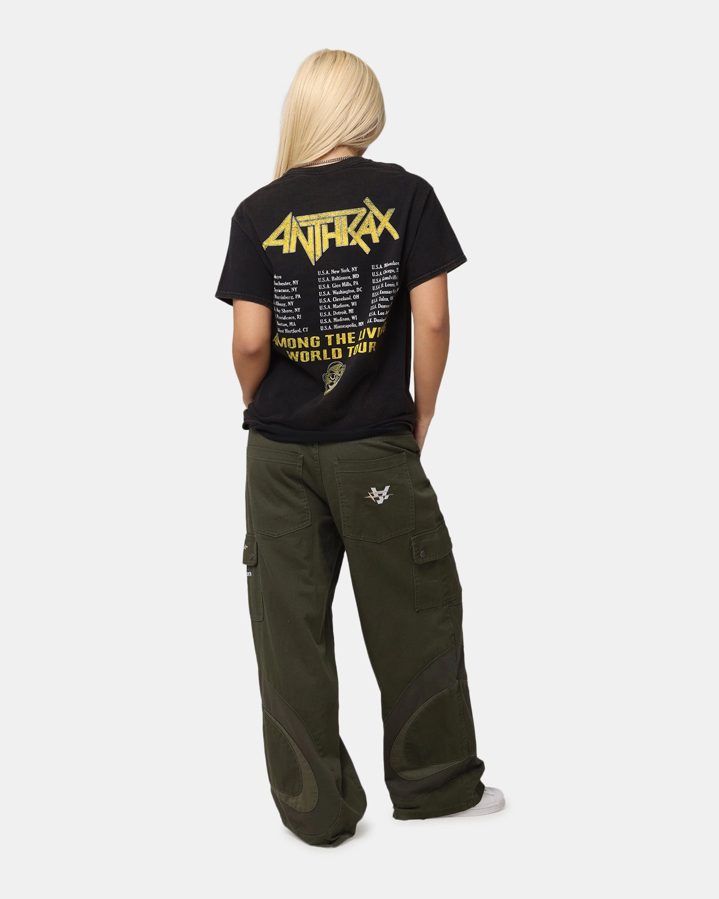 Anthrax ATL World Tour T-Shirt Black Vintage SkinFriendlyFibers
