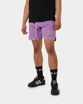 Odor Lock Technology Water Resistant Finish Carre Team Paris Sweat Shorts Purple