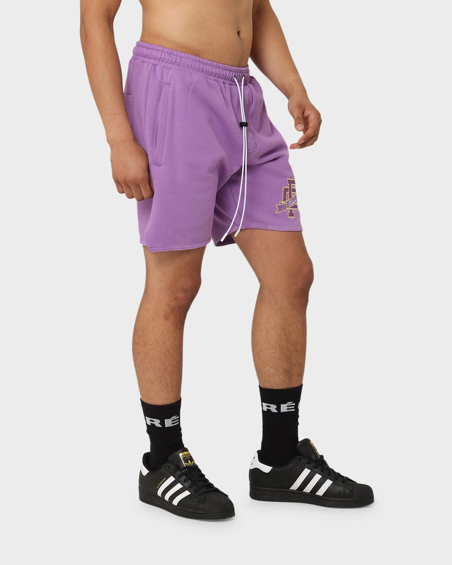 Carre Team Paris Sweat Shorts Purple High-waisted Clean Lines