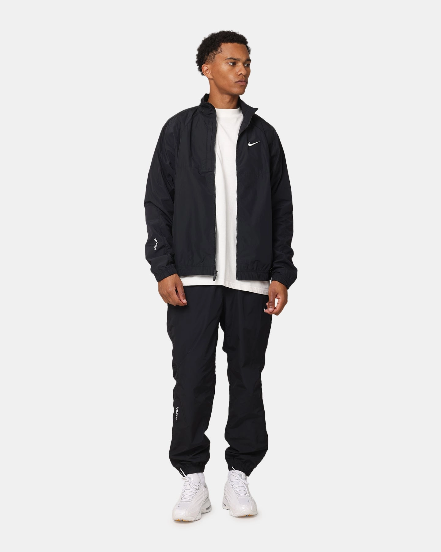 Nike Nocta Northstar Nylon Track Jacket Black Quick Drying