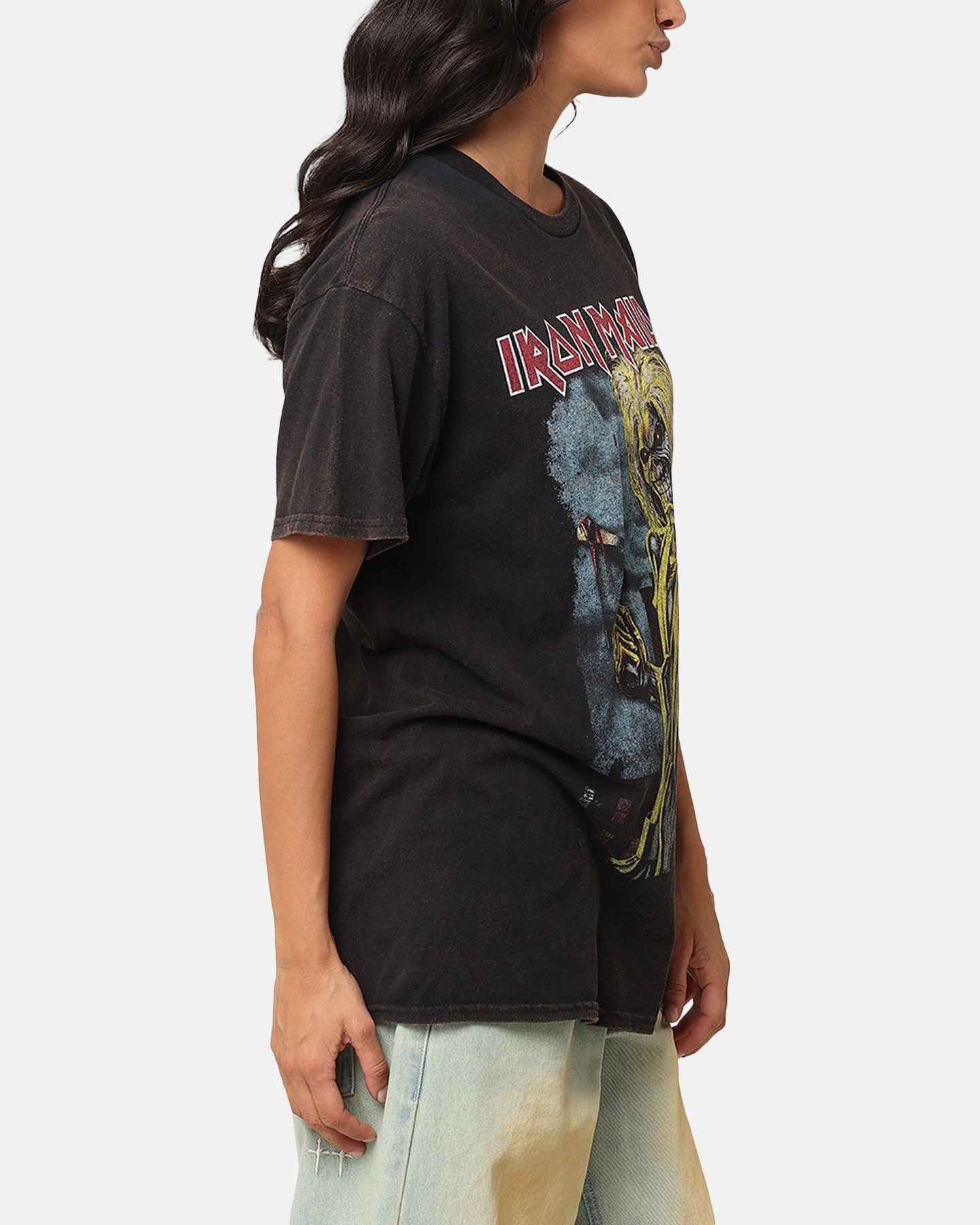 Iron Maiden Killers Green T-Shirt Black Vintage Stylish Fit