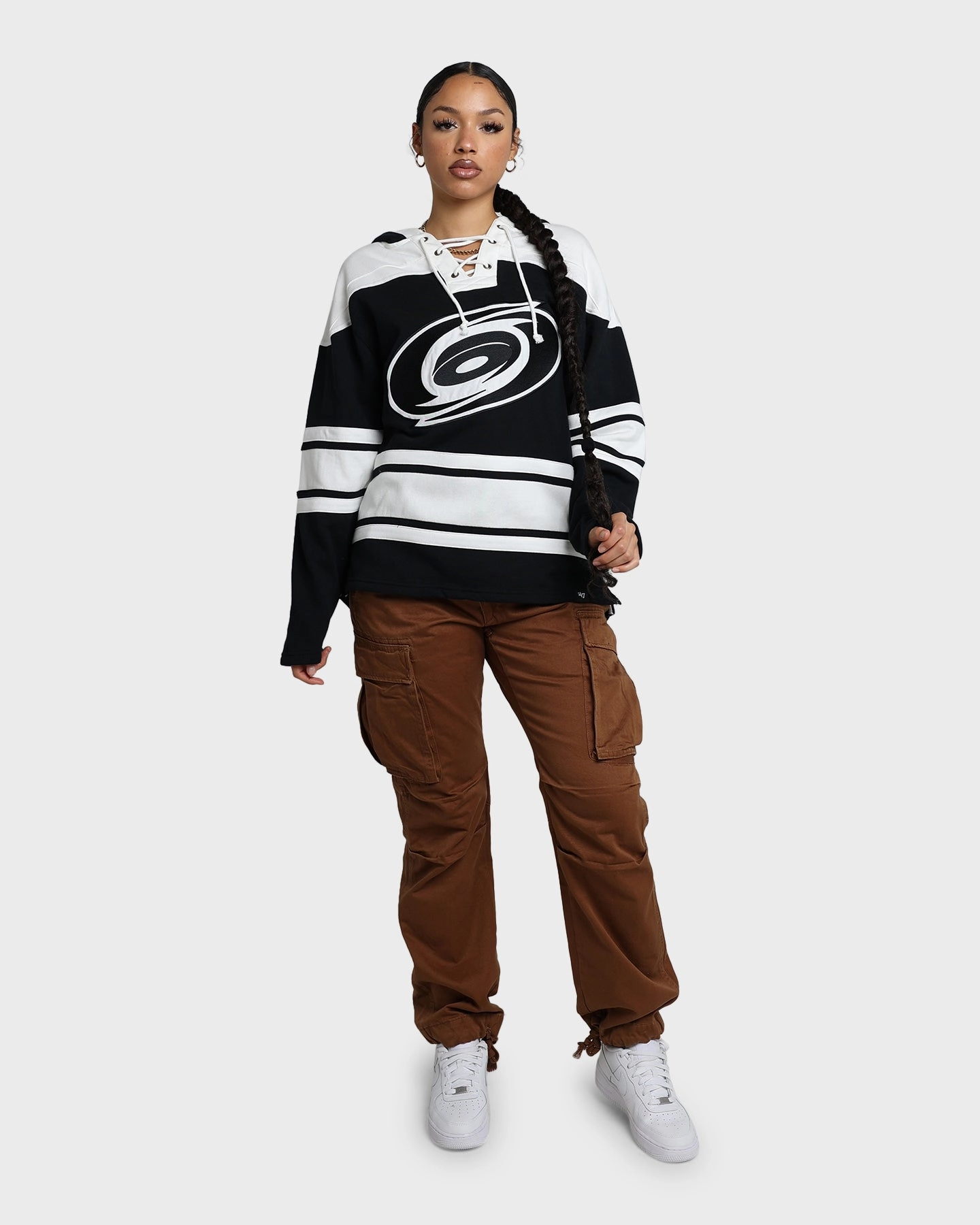 47 Brand Carolina Hurricanes Superior Lacer Hoodie Jet Black police officers