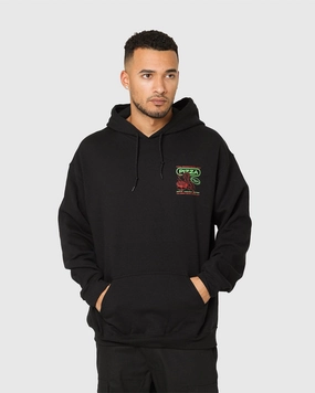 Involve Goat Crew Pizza Shop Hoodie Black