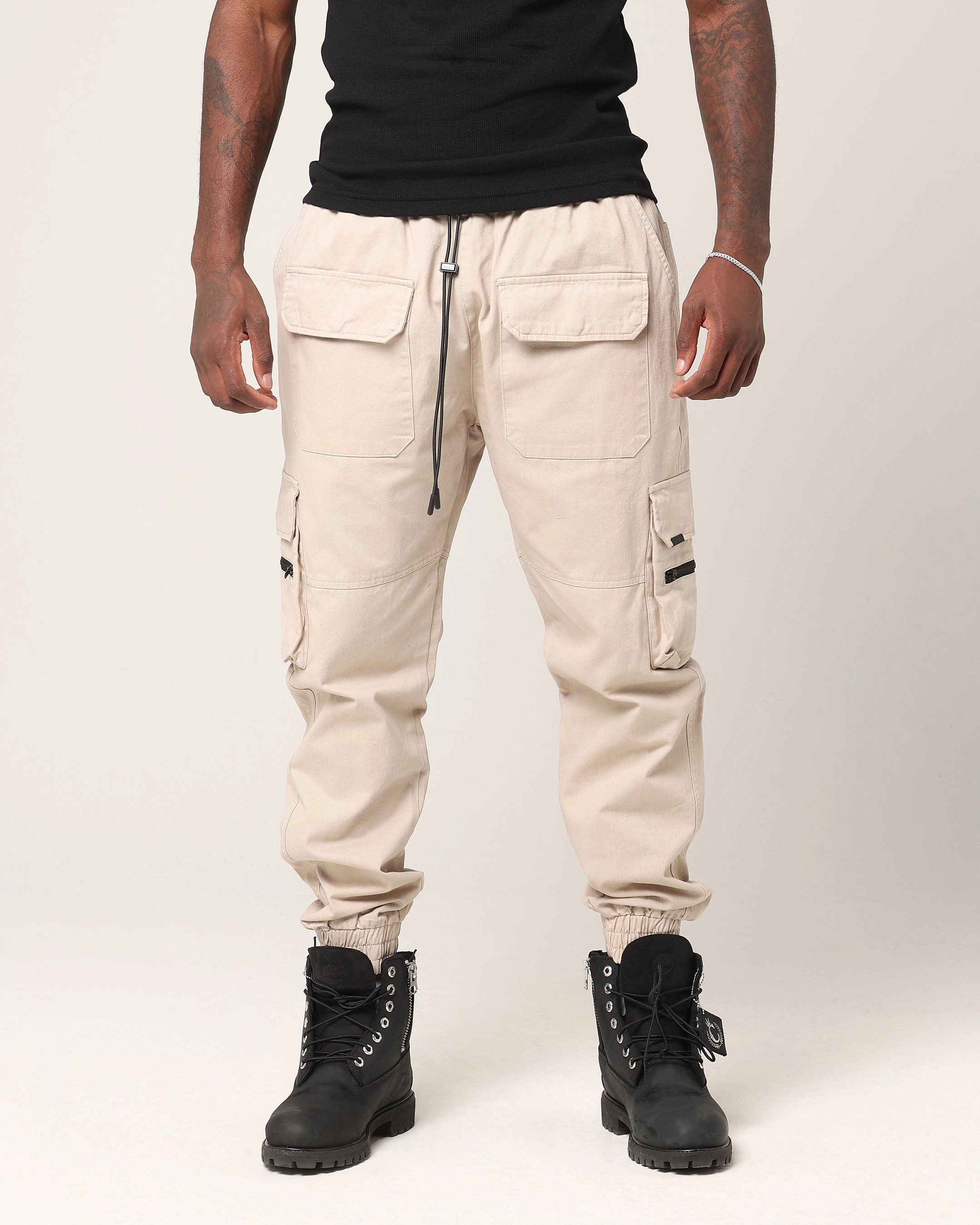 No Gap Waist Saint Morta Payload Tactical Jogger Stone