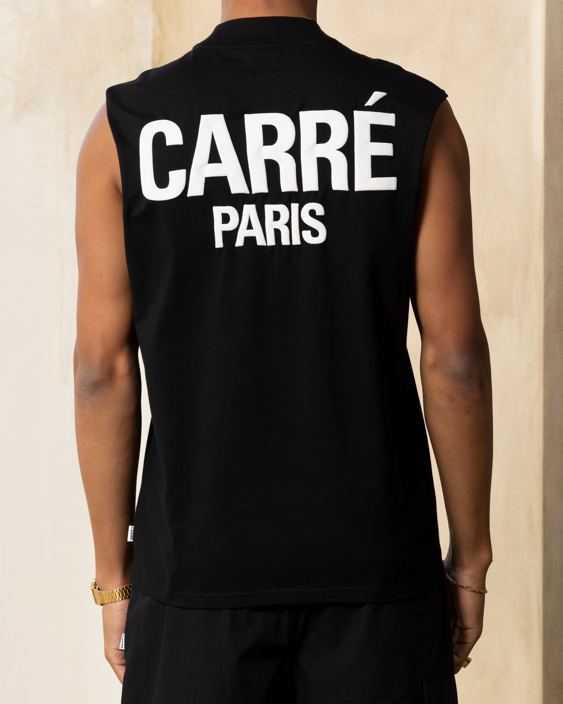 Carre Revolution Muscle T-Shirt Black Essential Wardrobe Quick-Drying Shirt