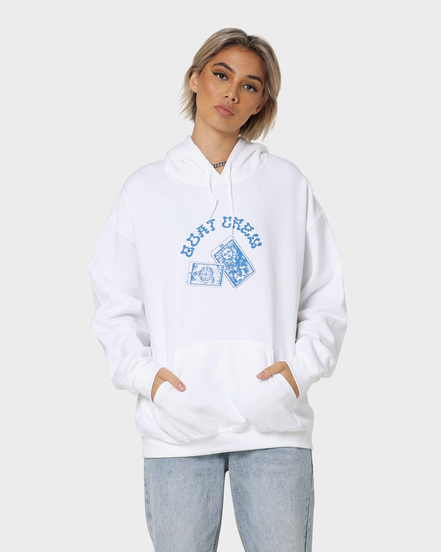 Goat Crew Kilroy Hoodie White Keep