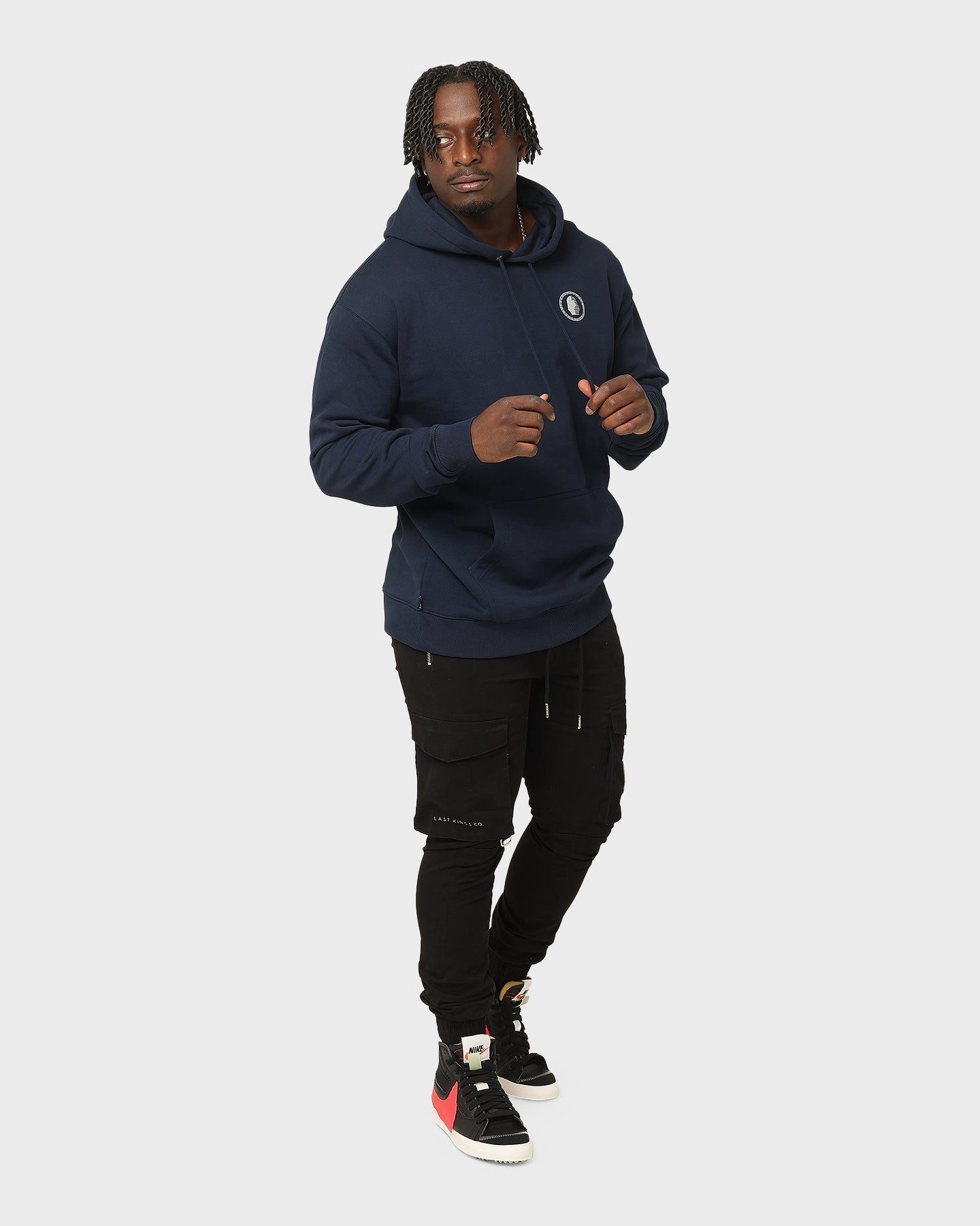 Last Kings Darkness Hoodie Navy Probability