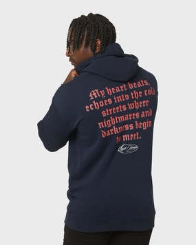 Last Kings Darkness Hoodie Navy nylon Job