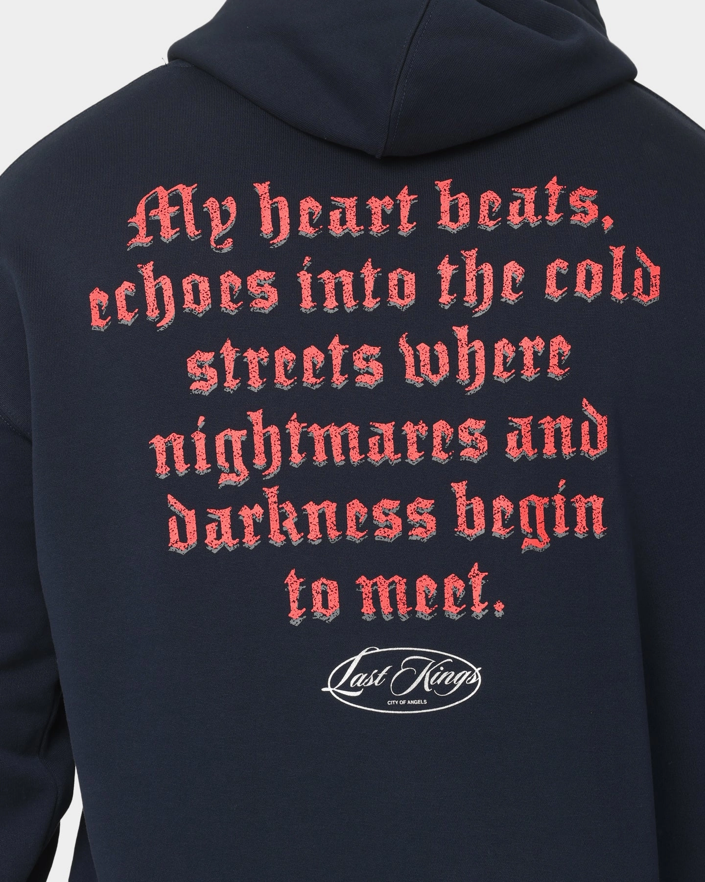 Last Kings Darkness Hoodie Navy Idolize