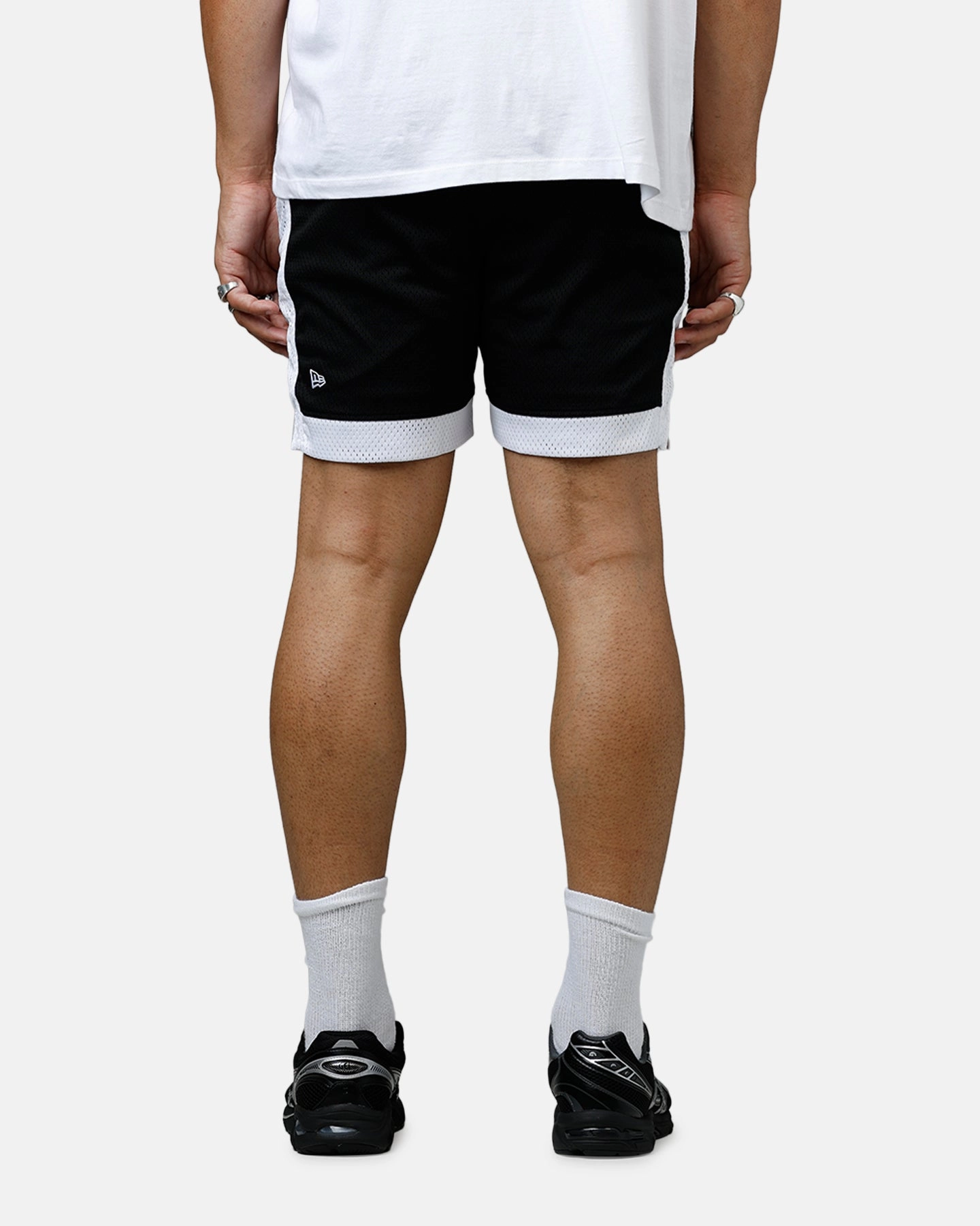 Stay Fresh New Era Los Angeles Lakers Sport Class Shorts Black/White