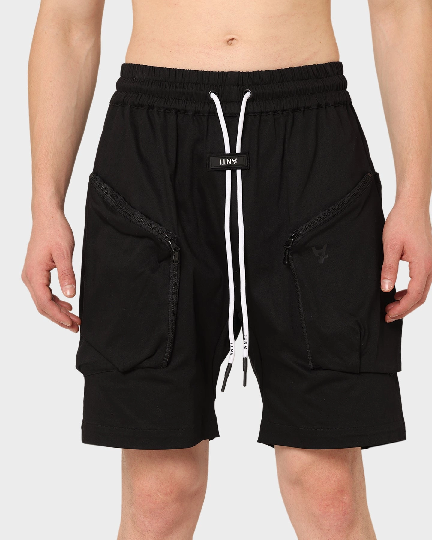 Blazer Yarn Dyed Pattern The Anti Order Neo Military Cargo Shorts Black