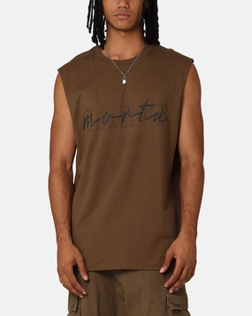 Saint Morta Interlock Oversized Muscle T-Shirt Army Green Modern Smart Snug fit