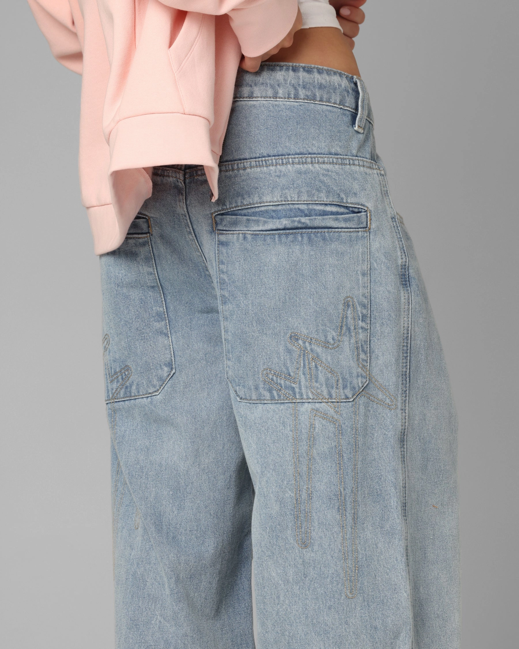 Loiter Star Born Jeans Washed Blue Minimalist Eco Friendly