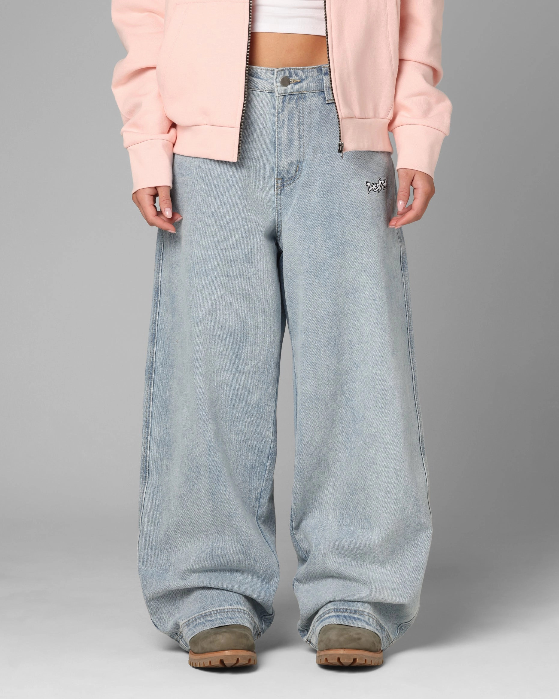 Slim Sunny Vibes Festival Outfit Morning Stroll Professional Wear Brunch Outfit Loiter Star Born Jeans Washed Blue