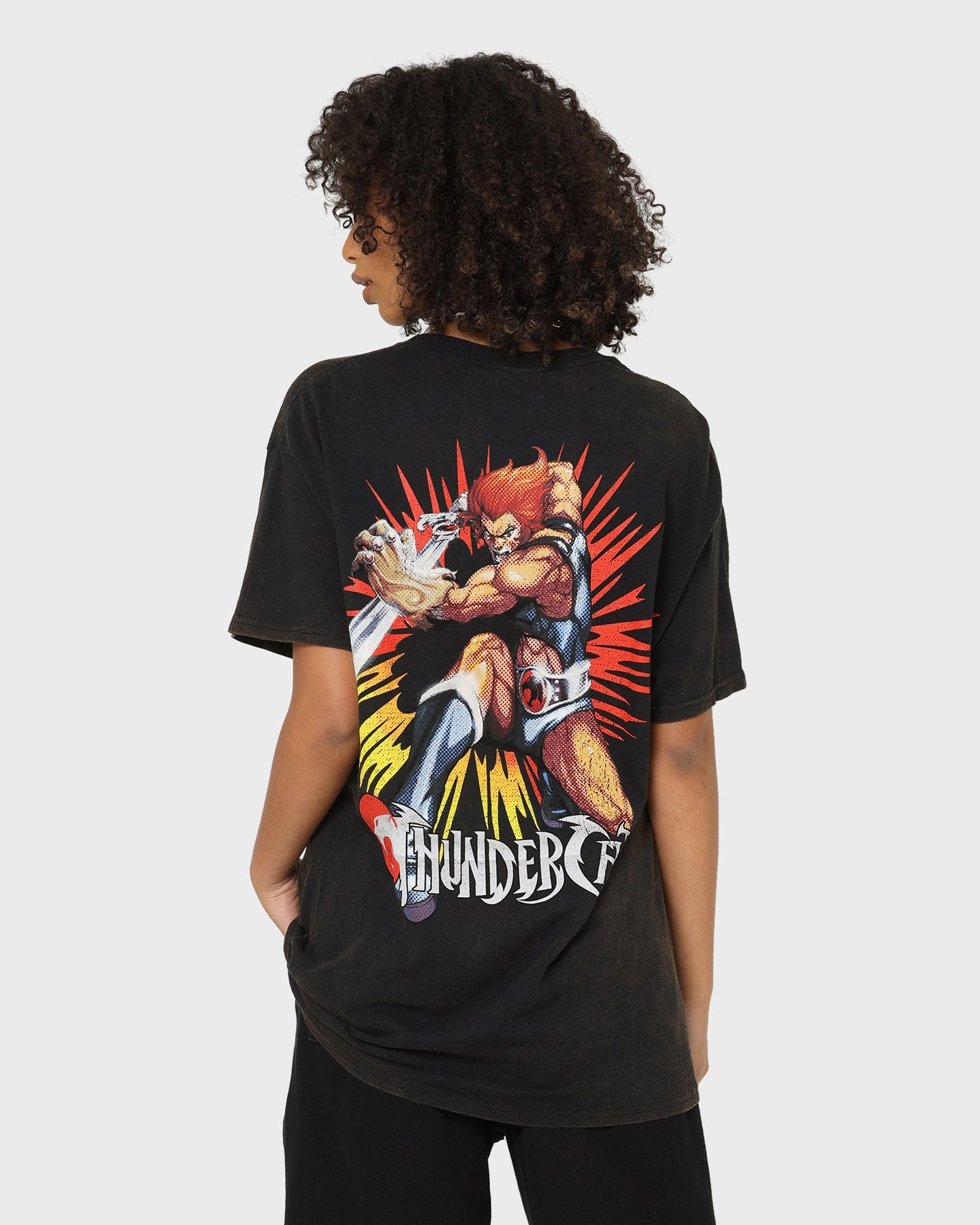 American Thrift Thundercats Vintage T-Shirt Black Wash Chilly Day Wear
