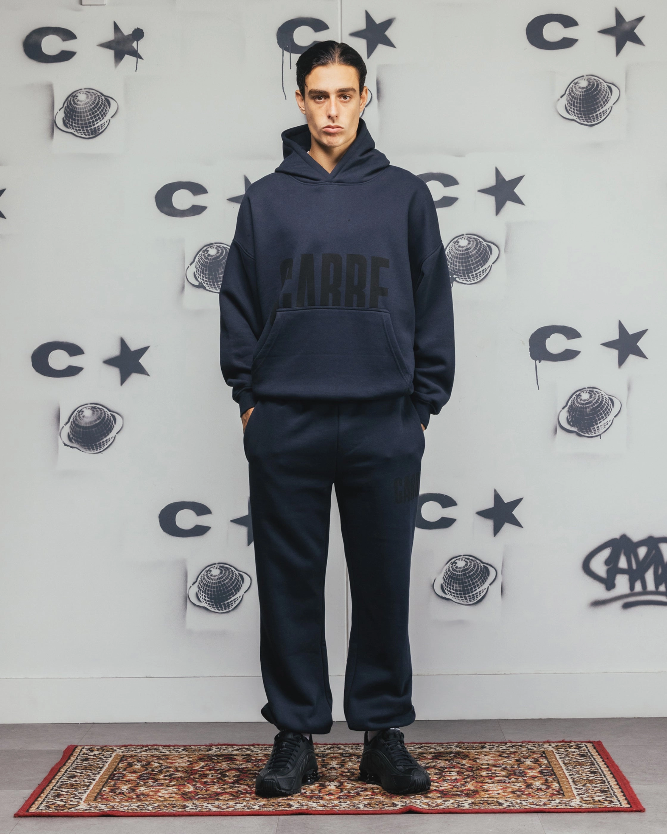 Carre Premium Essentials Track Pant Steel/Black Simple Comfort