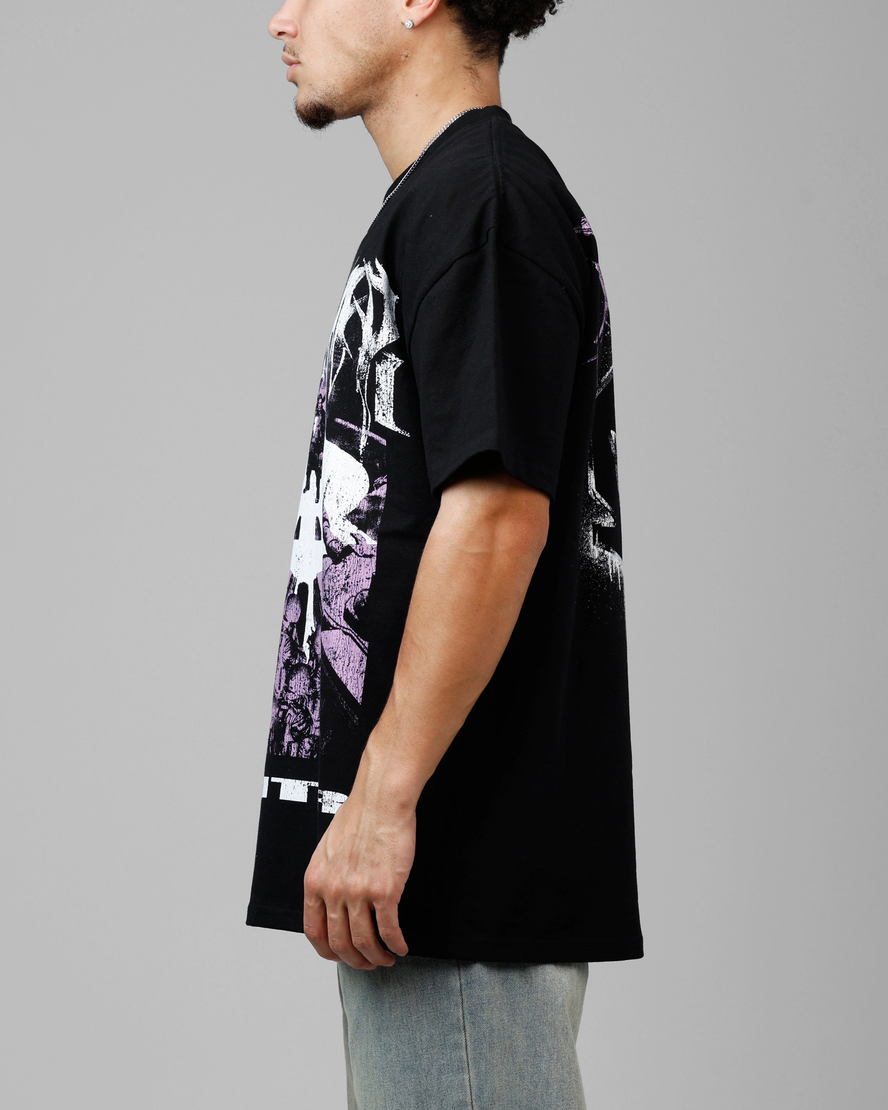 Loiter Marvel The Punisher Heavyweight T-Shirt Black Everyday Look