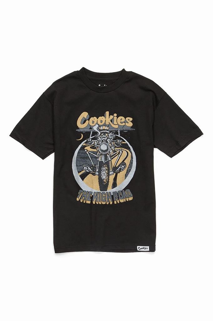 SeamlessSidePanels Cozy Fit Cookies The High Road Tour Tee