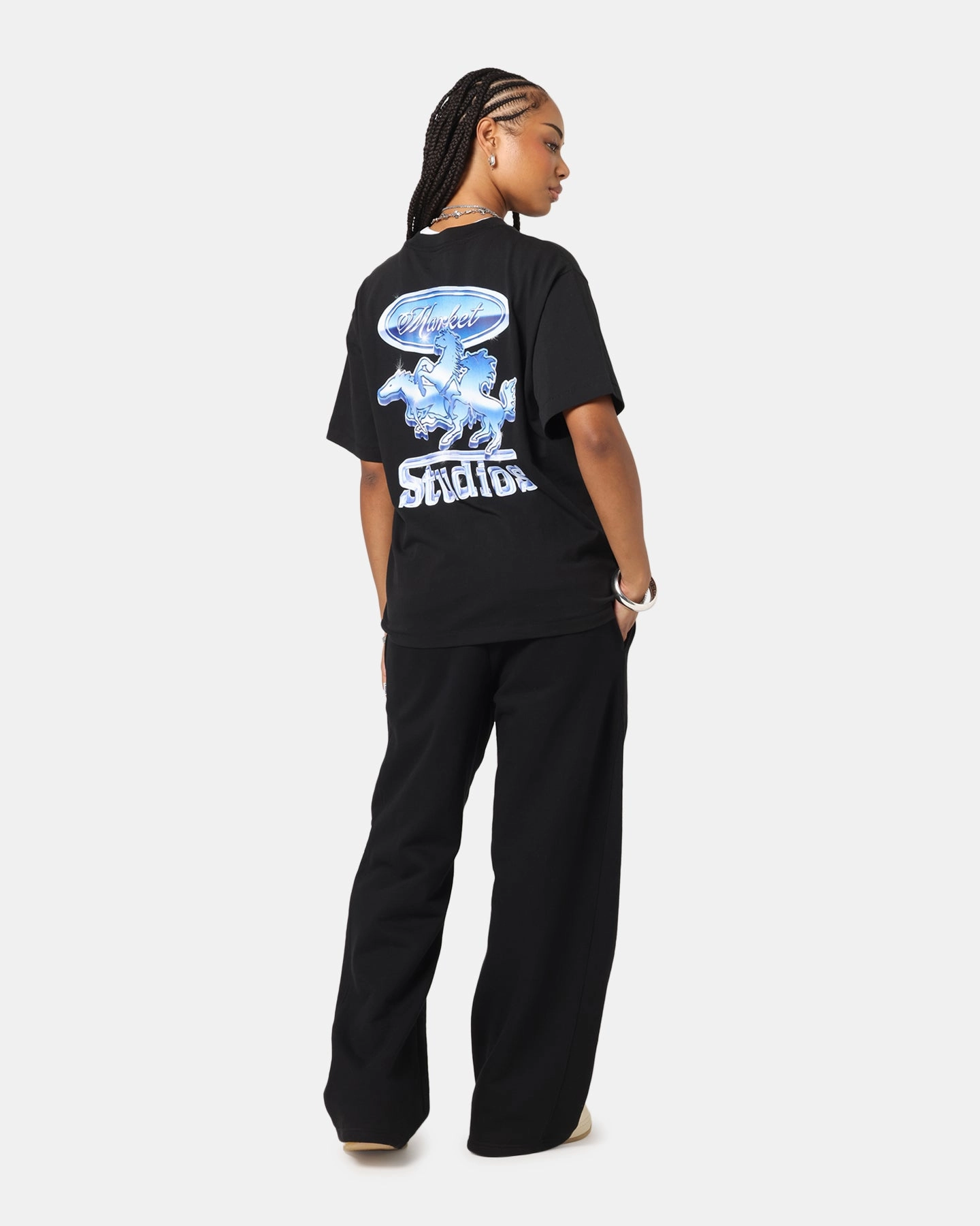 Light Casual Wear V neck elegance Market 5 Liter T-Shirt Black