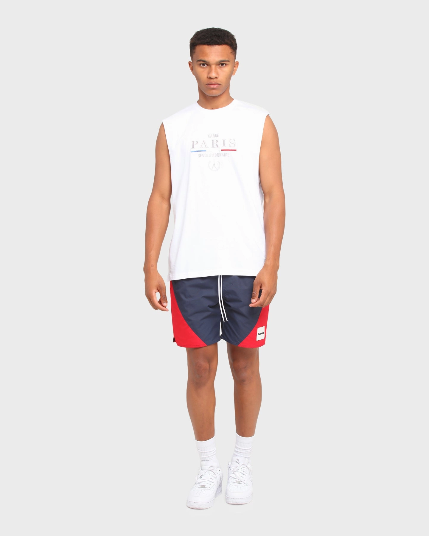 Carr?? Revolutionnaire Muscle T-Shirt White Oeko Tex Certified