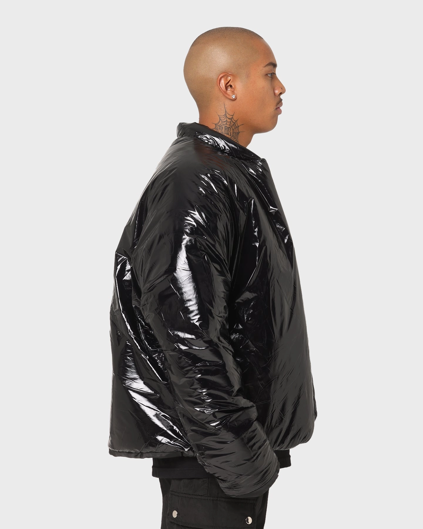 Layered Security Pockets Club Paradise  Paxton Puffer Jacket Black