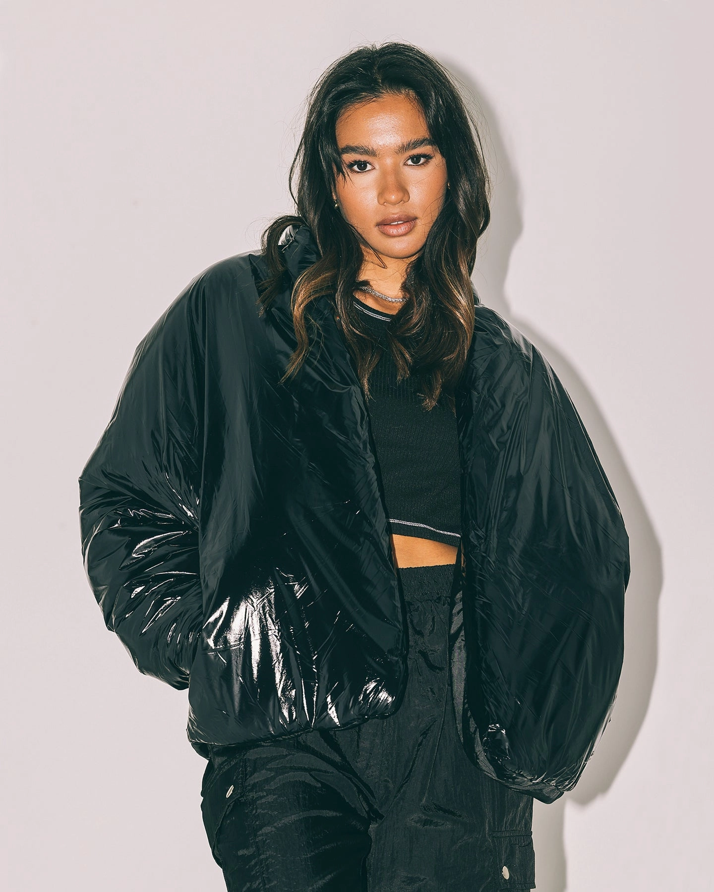 Winter Coat Frost Shield Club Paradise  Paxton Puffer Jacket Black