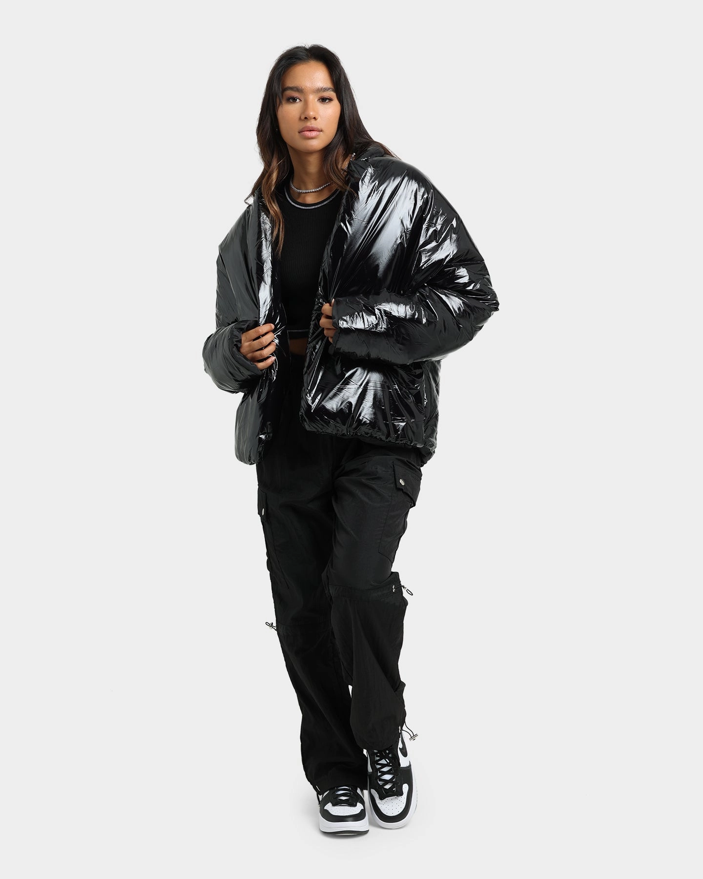 Lightweight Comfort Club Paradise  Paxton Puffer Jacket Black