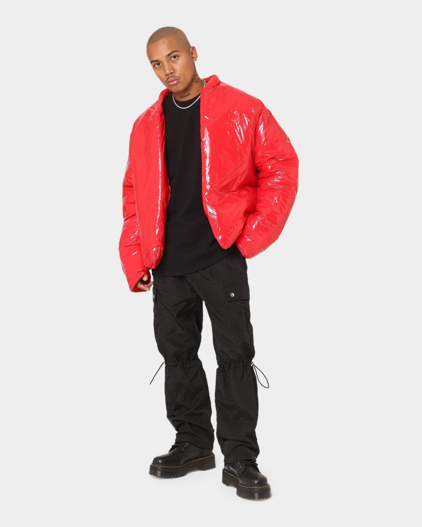 Dry Club Paradise  Paxton Puffer Jacket Red