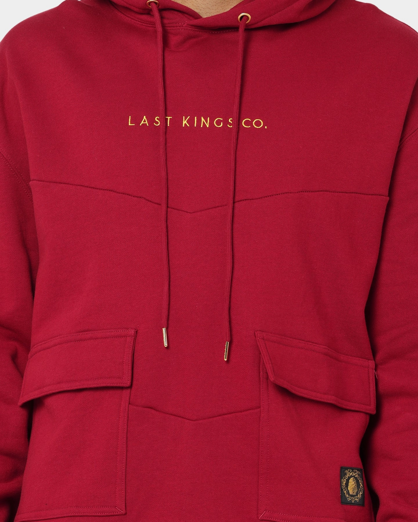 Last Kings Cargo Hoodie Bloodstone High Collar Support Advantage