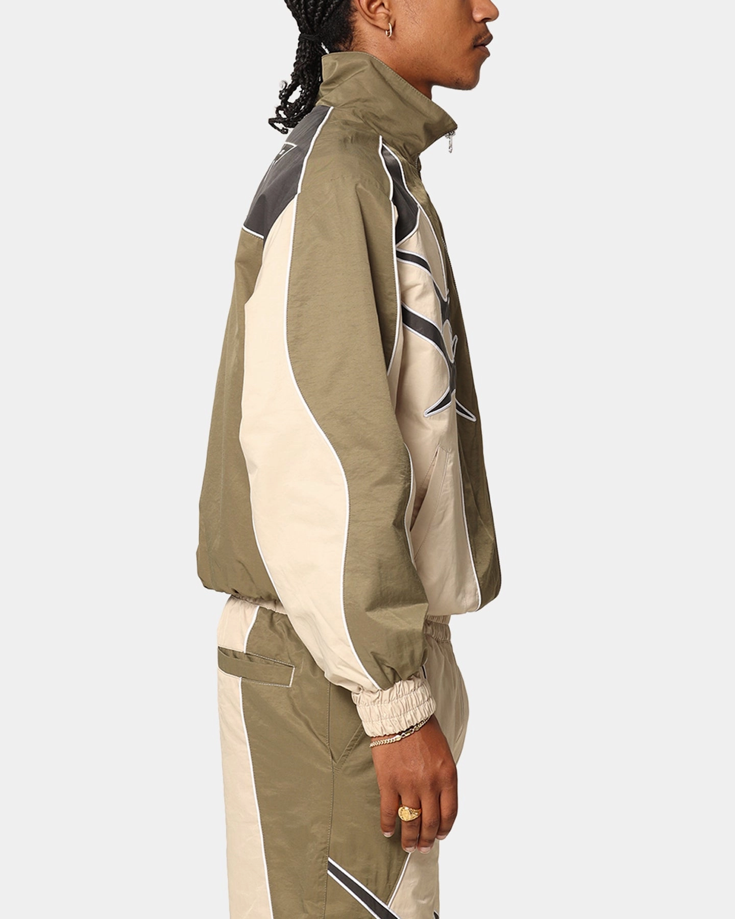 Active Use Loiter Paradise Track Jacket Stone/Khaki