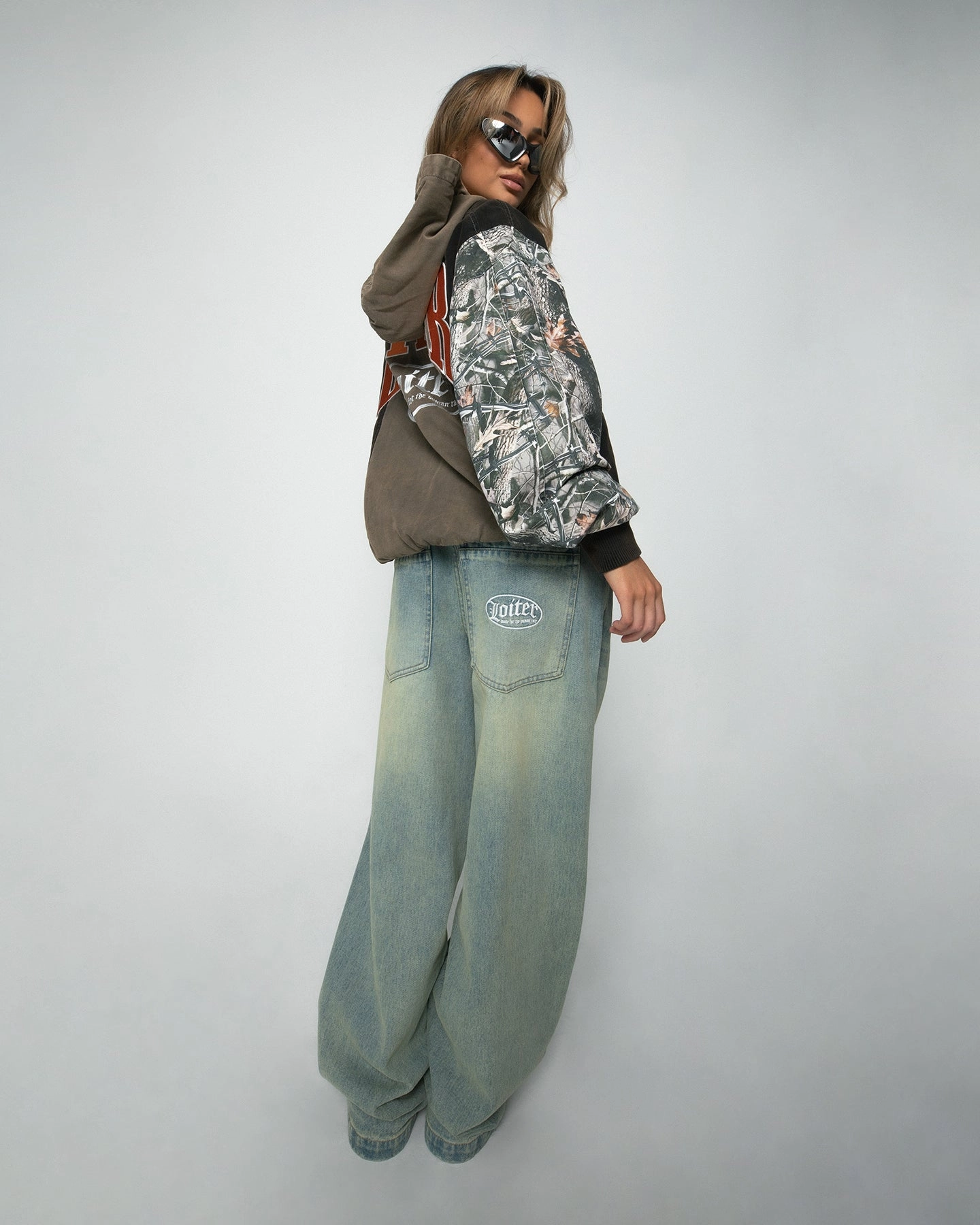 suitable for school days Loiter Splinter Hoodie Khaki/Camo