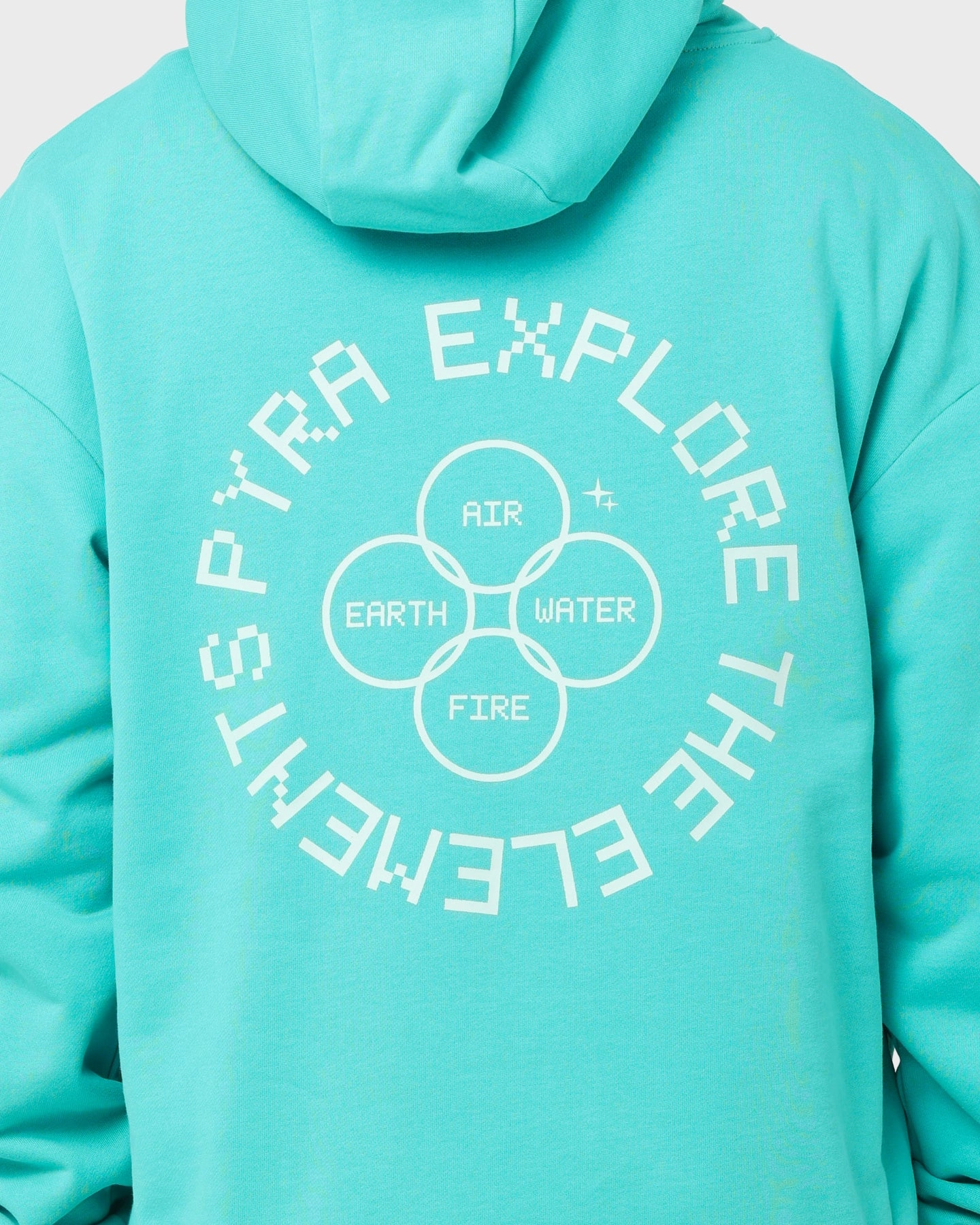 Corduroy Leather PYRA 4 Elements Hoodie Sea Spray