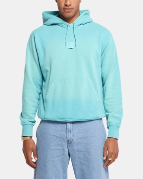 Jordan Flight Fleece Pullover Hoodie Teal Durable Seams Flexibility - provided