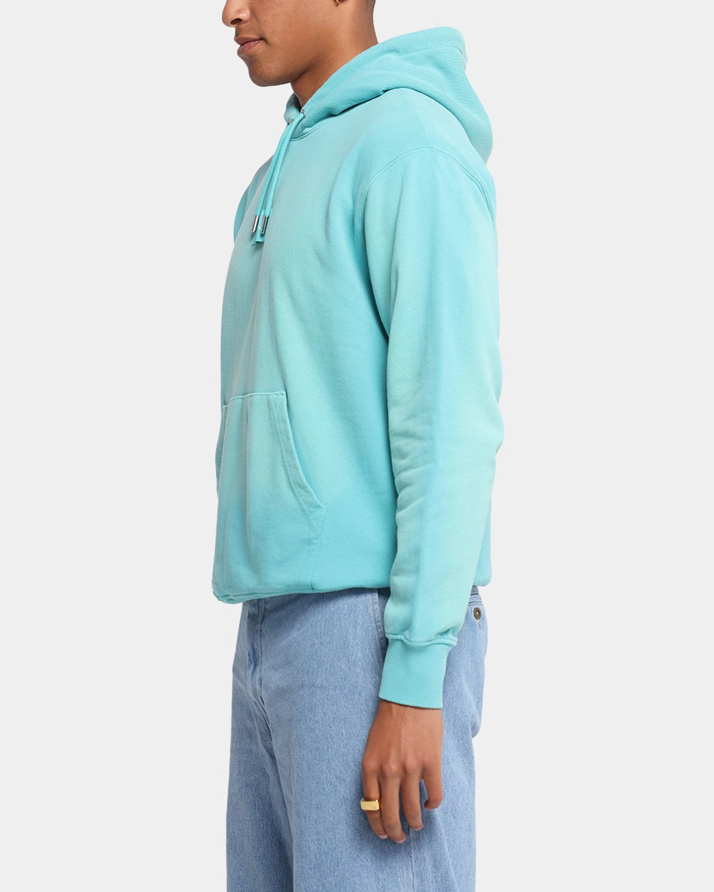 Jordan Flight Fleece Pullover Hoodie Teal Non Restrictive Fit machine washable material