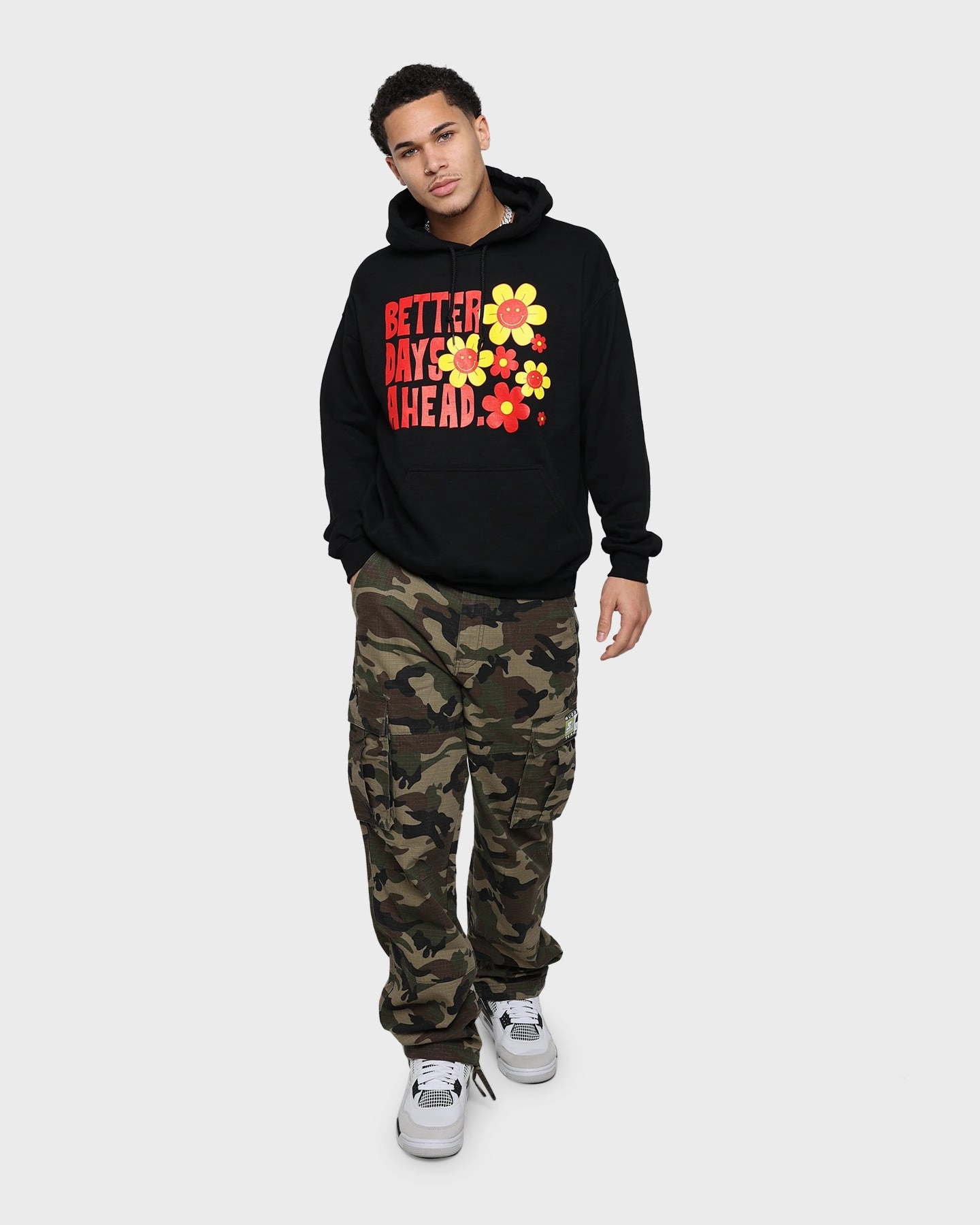 Goat Crew Better Days Hoodie Black Waterproof Outerwear