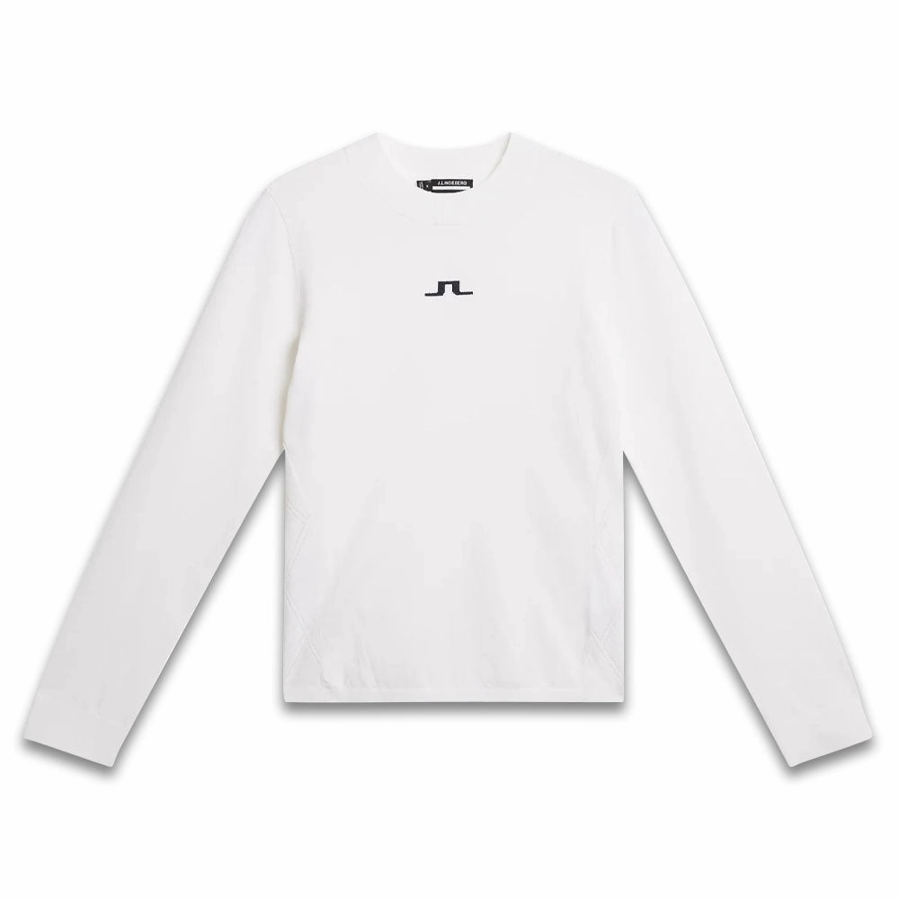 J.Lindeberg Meadow Knitted Golf Sweater White - SS24 Women ModularLayering