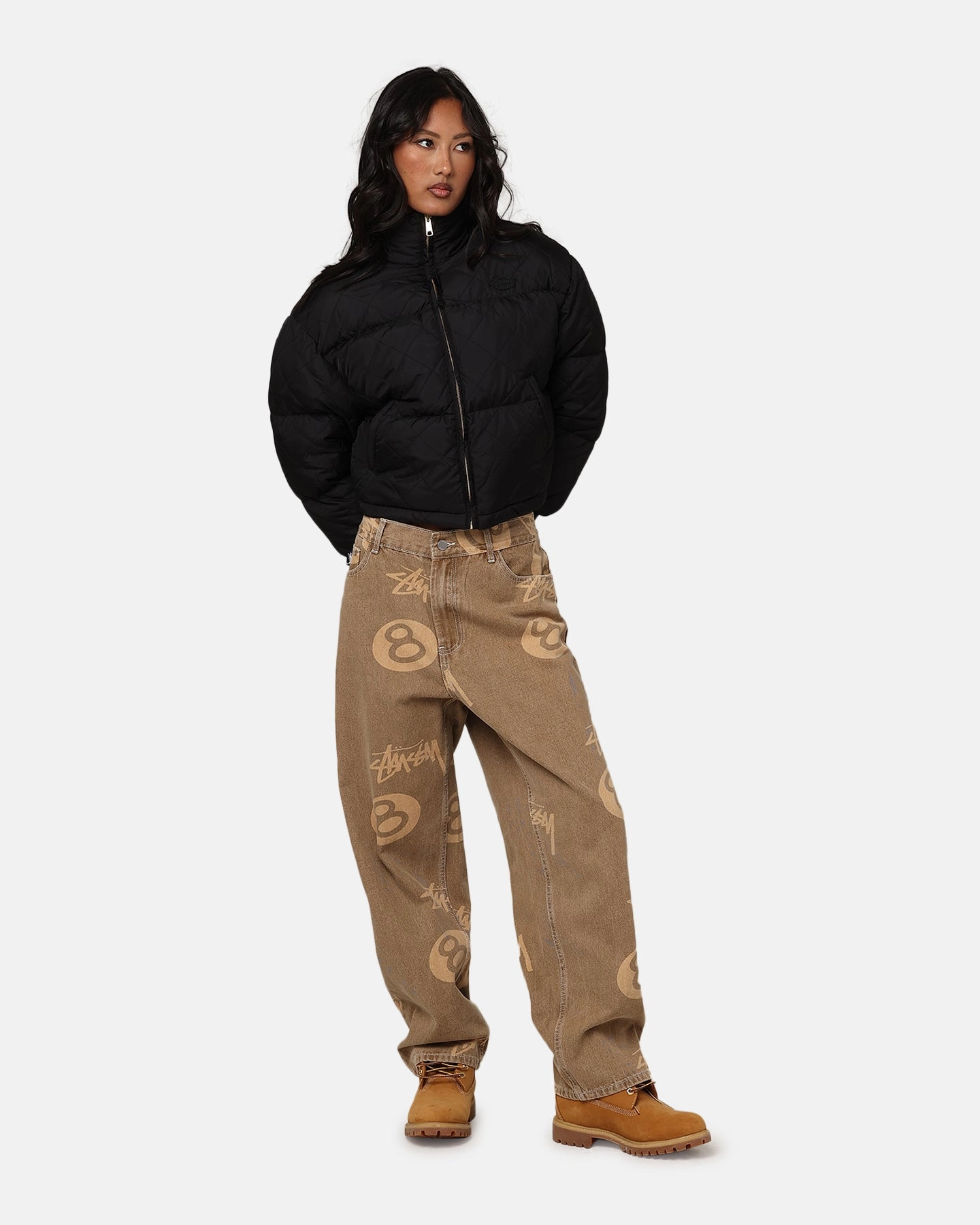 Ornamental suitable for religious ceremonies Dickies Women's Lamkin Puffer Jacket Black